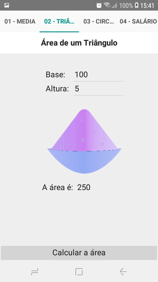 02 - Area do triangulo